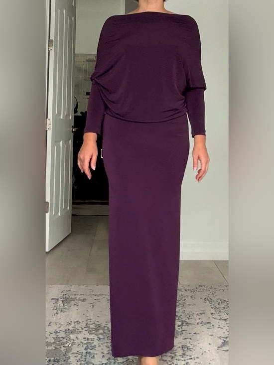 Gracia Dresses & Skirts - Gracia Maxi/Midi convertable Dress in Deep Plum